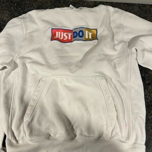 VTG Nike Just Do It Hoodie Size Unknown Sweatshirt Adult Defects